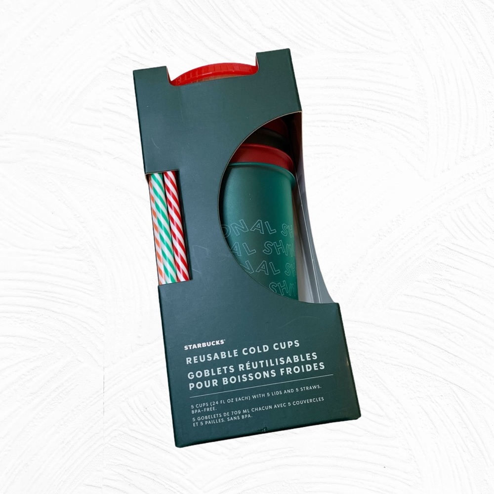COPY - Starbucks holiday edition reusable cups